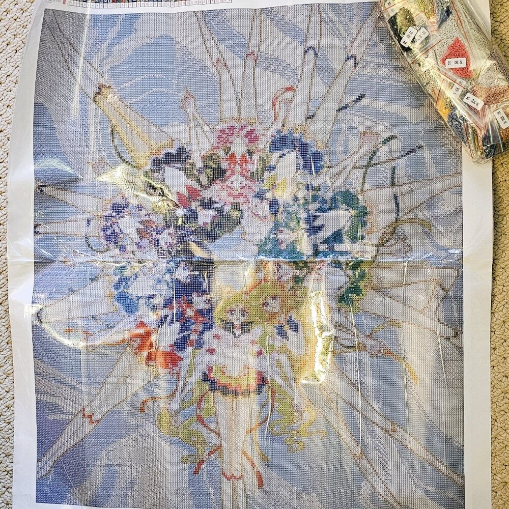 NWOB Sailor Moon Diamond Painting 70x60cm Square Drill